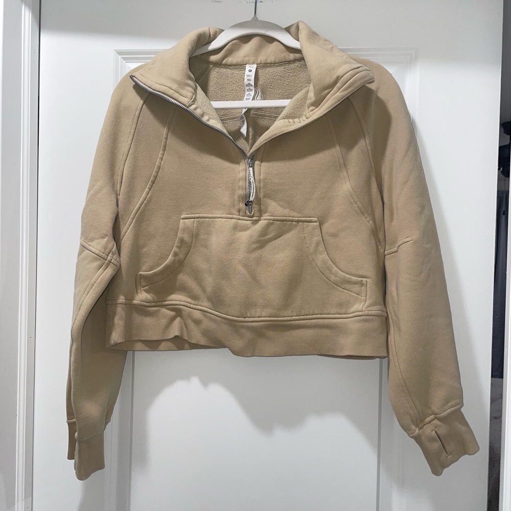 Scuba Oversized Funnel Neck Half Zip - XS/S